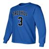 KINGS SPORTS Ravens Basketball Movie #3 Lucas Scott One Tree Hill Jersey Style Youth Boys Girls Long Sleeve T Shirt (Royal,YM) view 4