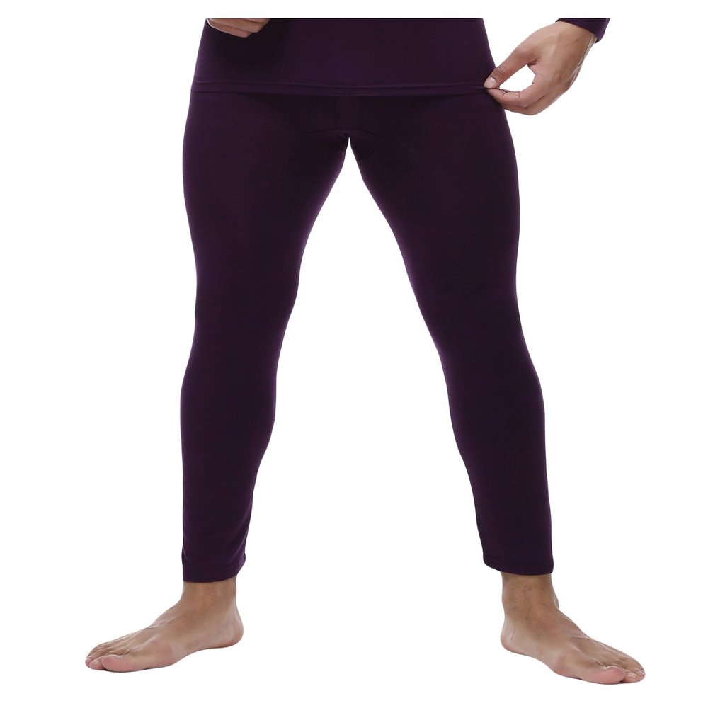 Jueshanzj Mens Thermal Pant Long Johns Cold Weather Leggings Purple XXXXX-Large