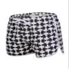 Letuwj Mens Quick-Drying Swimwear Printed Tropical Style Beach Shorts Black+White 1 Small view 1