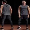 NELEUS 3 Pack Workout Athletic Gym Muscle Tank Top with Hoods,5036,Black,Grey,White,US XL,EU 2XL view 2