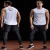 NELEUS 3 Pack Workout Athletic Gym Muscle Tank Top with Hoods,5036,Black,Grey,White,US XL,EU 2XL view 4