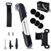 VeloChampion Mini Bike Pump with Frame Mount | Portable Compact Alloy Bicycle Pump with Frame Mount | Presta, Schrader & Dunlop Valves | for Road, Mountain, E-Bike (Alloy 7 Pump + Patches 6pk) view 1