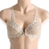 Valmont Valmont Front Close Lace Cup Underwire Bra NU, 40DDD view 3
