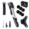 VeloChampion Mini Bike Pump with Frame Mount | Portable Compact Alloy Bicycle Pump with Frame Mount | Presta, Schrader & Dunlop Valves | for Road, Mountain, E-Bike (Alloy 9 Pump + Patches 6pk) view 1
