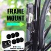 VeloChampion Mini Bike Pump with Frame Mount | Portable Compact Alloy Bicycle Pump with Frame Mount | Presta, Schrader & Dunlop Valves | for Road, Mountain, E-Bike (Alloy 9 Pump + Patches 6pk) view 2
