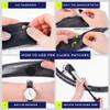 VeloChampion Mini Bike Pump with Frame Mount | Portable Compact Alloy Bicycle Pump with Frame Mount | Presta, Schrader & Dunlop Valves | for Road, Mountain, E-Bike (Alloy 9 Pump + Patches 6pk) view 3