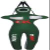 Classyak MMA Martial Arts Grappling Dummy Jiu Jitsu Punching Bag Green with Hanging Strap - 59 inches view 1