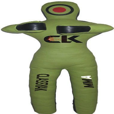 Classyak MMA Martial Arts Grappling Dummy Jiu Jitsu Standing Position Punching Bag Green - 59 inches