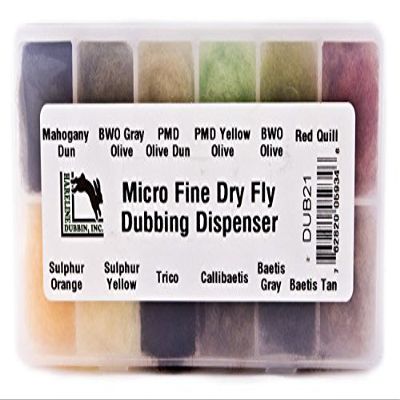 Hareline Fly Tying Micro Fine Dry Fly Dubbing Dispenser