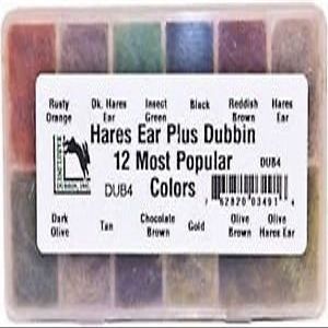 Hareline Fly Tying Hare's Ear Plus Dub Dubbing Dispenser