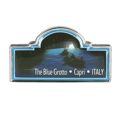 Collectible Novelty Pin for Backpack, Scarf - Made From Jeweler Class Metal - Spartan and the Green Egg Explorer Pin Series: The Blue Grotto - Capri, Italy (36)