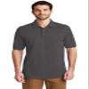 Port Authority EZCotton Polo Shirt Charcoal Heather view 1