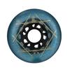 SzBlaZe Roller Skate Wheels, 88A Hardness, Wear-Resisting, Good Grip, PU, Blue, Unisex, 72mm, 76mm, 80mm, 4 Pack view 2