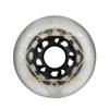 SzBlaZe 88A PU Wear Resist Sliding FSK Inline Roller Skate Replacement Wheels Without Bearings (Pack of 4) 72mm 76mm 80mm for Inline Skate Wave Board Caster Board Street Surf(White, 76mm) view 2