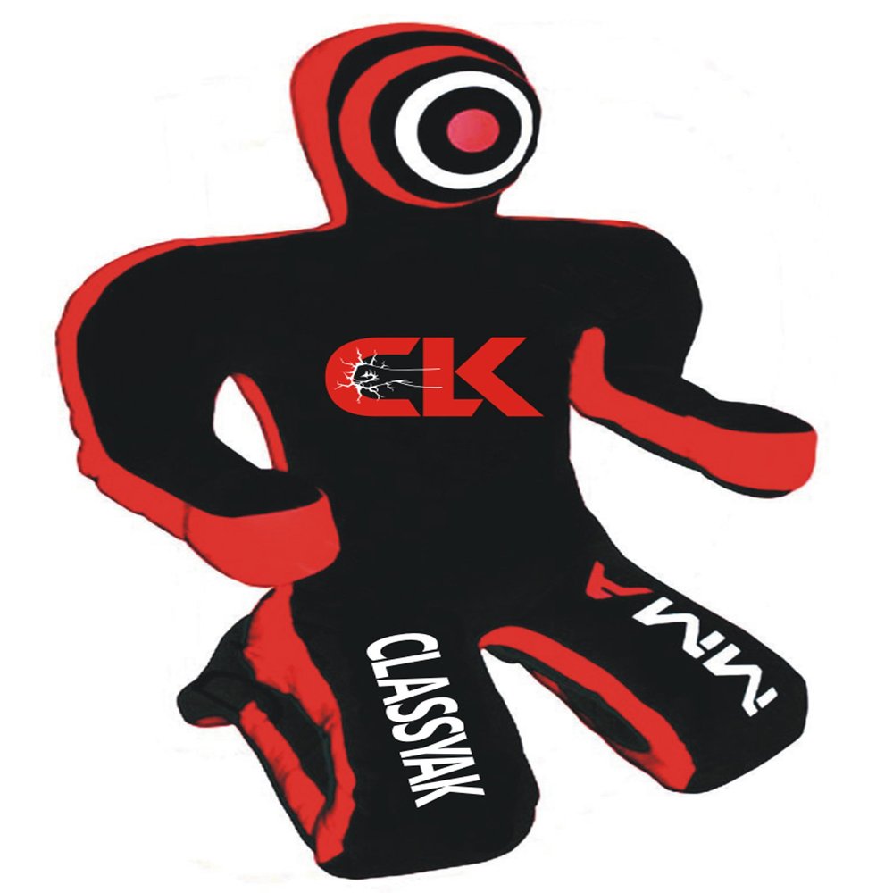 Classyak MMA Jiu Jitsu Martial Arts Grappling Dummy Sports Punch Bag Synthetic Leather - 48 inches