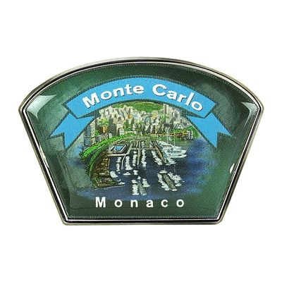 Monte Carlo, Monaco Explorer Pin - Collectible Enamel Lapel Pin for Bags