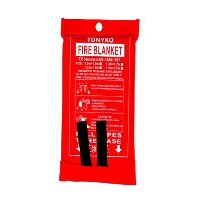 TONYKO Fiberglass Fire Blanket for Emergency Surival, Flame Retardant Protection and Heat Insulation with Various Sizes (47.270.9 inches)