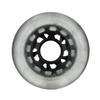 SzBlaZe 88A PU Wear Resist Sliding FSK Inline Roller Skate Replacement Wheels Without Bearings (Pack of 4) 72mm 76mm 80mm for Inline Skate Wave Board Caster Board Street Surf(White, 72mm) view 3