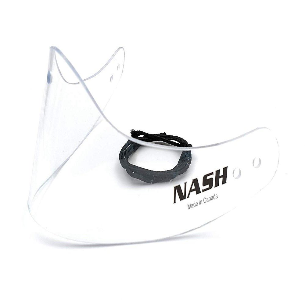 Nash Sports Senior Extra Thick Lexan Hockey Goalie Throat Guard V Style