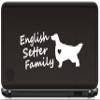 E1063 English Setter Family Dog Decal Sticker view 3