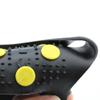 Ice Cleats Grippers for Shoes and Boots 24 Teeth Crampons 10 Teeth Tiny Spikes Ice Cleats for Walk on Ice Snow and Freezing Mud (10-Teeth-B, S) view 2