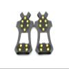 Ice Cleats Grippers for Shoes and Boots 24 Teeth Crampons 10 Teeth Tiny Spikes Ice Cleats for Walk on Ice Snow and Freezing Mud (10-Teeth-B, S) view 4