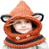 Baby Girls Boys Winter Hat Scarf Earflap Hood Scarves Caps (Orange (2-8 Years Old)) view 1