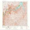 YellowMaps Jordan MT topo map, 1:250000 Scale, 1 X 2 Degree, Historical, 1964, 22.2 x 29.3 in - Tyvek view 1