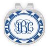 YouCustomizeIt Personalized Diamond Golf Ball Marker - Hat Clip - Silver view 1