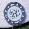 YouCustomizeIt Personalized Diamond Golf Ball Marker - Hat Clip - Silver view 3