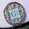 YouCustomizeIt Personalized Retro Pixel Squares Golf Ball Marker - Hat Clip - Silver view 3