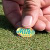 YouCustomizeIt Personalized Cute Elephants Golf Ball Marker - Hat Clip - Silver view 4
