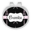 YouCustomizeIt Personalized Black Eiffel Tower Golf Ball Marker - Hat Clip - Silver view 1