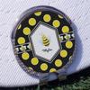 YouCustomizeIt Personalized Bee & Polka Dots Golf Ball Marker - Hat Clip - Silver view 3