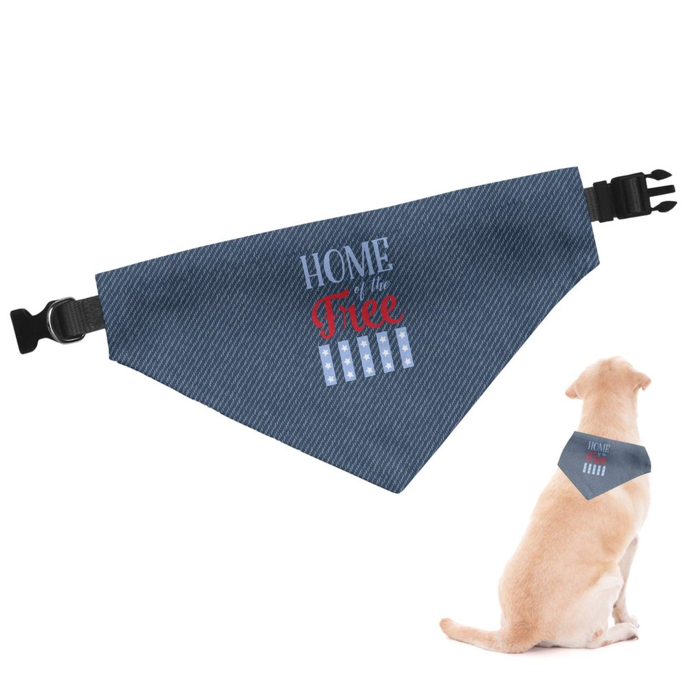 RNK Shops Personalized American Quotes Dog Bandana - XLarge