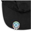 YouCustomizeIt Personalized Retro Horizontal Stripes Golf Ball Marker - Hat Clip - Silver view 2