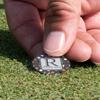YouCustomizeIt Personalized Gray Dots Golf Ball Marker - Hat Clip - Silver view 4