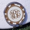 YouCustomizeIt Personalized Cow Print Golf Ball Marker - Hat Clip - Silver view 3