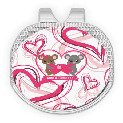 YouCustomizeIt Personalized Valentine's Day Golf Ball Marker - Hat Clip - Silver