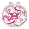 YouCustomizeIt Personalized Valentine's Day Golf Ball Marker - Hat Clip - Silver view 1