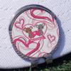 YouCustomizeIt Personalized Valentine's Day Golf Ball Marker - Hat Clip - Silver view 3