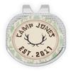 YouCustomizeIt Personalized Deer Golf Ball Marker - Hat Clip - Silver view 1