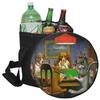 YouCustomizeIt Dogs Playing Poker 1903 C.M.Coolidge Collapsible Cooler & Seat view 1