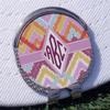 YouCustomizeIt Personalized Ikat Chevron Golf Ball Marker - Hat Clip - Silver view 3
