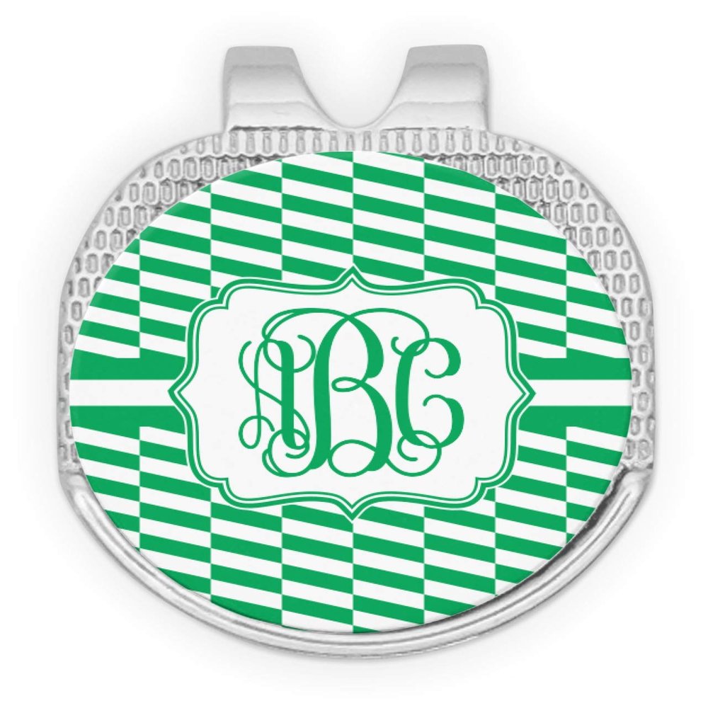 YouCustomizeIt Personalized Zig Zag Golf Ball Marker - Hat Clip - Silver
