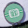 YouCustomizeIt Personalized Zig Zag Golf Ball Marker - Hat Clip - Silver view 3