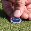 YouCustomizeIt Personalized Classic Anchor & Stripes Golf Ball Marker - Hat Clip - Silver view 4