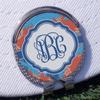 YouCustomizeIt Personalized Blue Parrot Golf Ball Marker - Hat Clip - Silver view 3