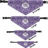 RNK Shops Personalized Lotus Flower Dog Bandana - XLarge view 3