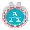 YouCustomizeIt Personalized Linked Rope Golf Ball Marker - Hat Clip - Silver view 1